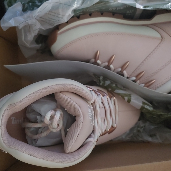 NEW Timberland Euro Sprint Mid Hiker Light Pink - Picture 8 of 8